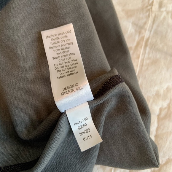 Athleta Chaturanga Tights yoga leggings grey black - Picture 12 of 14